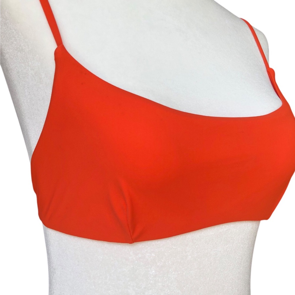 Tory Burch Adjustable Orange Bathing Suit top - Picture 6 of 10